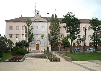 De XVI. Districts gemeentelijk gebouw in Sashalom