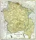 Kaart Kreis Teltow uit 1788