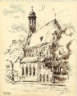 Toestand vóór restauratie (1943)