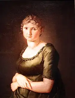 Pauline in groene jurk, 1805, Hamburger Kunsthalle