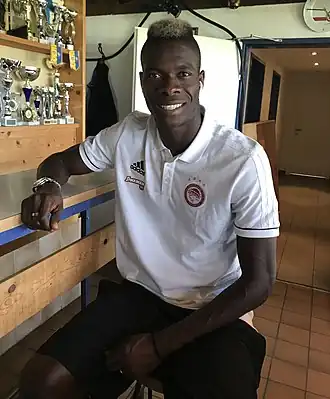 Cissé in 2018 als speler van Olympiakos