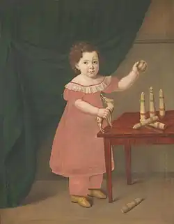 Barneportræt (1822) Olieverf op doek. 104 × 81 cm. collectie Statens Museum for Kunst