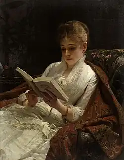 Portret van een Dame, 1881, Ekaterinburg Museum of Fine Arts