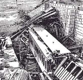 Treinongeval bij Forest Hills