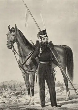 ruiter van een Teptjaars regiment (1819-1825)
