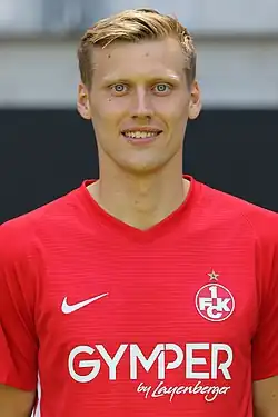 Bjarnason bij 1. FC Kaiserslautern in juli 2019