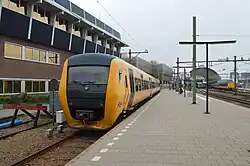 Een Buffel op spoor 13 in Zwolle; 19 mei 2013.