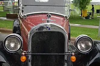 Een Durant A-22 uit 1923, met de typerende hoge neus