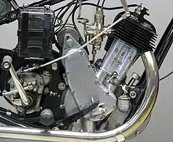 In 1929 kregen ook sommige 500cc-zijkleppers een sloper-motor. Dynamo en ontstekingsmagneet verhuisden naar de achterkant van de cilinder.