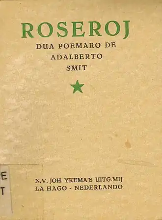 Bertus Smit schreef originele gedichten in het Esperanto