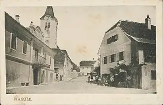 Makole op een ansichtkaart, ca. 1930