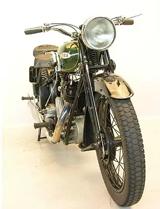 BSA M33-10 zijklepper uit 1933