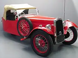 BSA TW34-10 9 HP four seater driewieler uit 1934