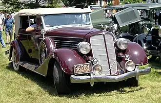 Buick "Convertible Phaeton" uit 1934