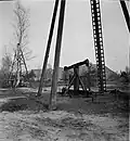 Foto d.d. 21 april 1935, oliewinning bij Wietze, archief Niedersächsisches Landesmuseum Hannover