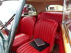 3½ Litre coupé van Bertelli (1935), interieur