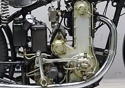 De ontstekingsmagneet verhuisde in 1934 naar de achterkant van de cilinder.