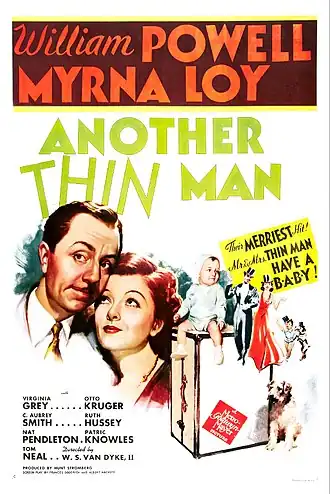 Aanplakbiljet voor Another Thin Man