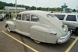 Lincoln Sedan (1946), achteraanzicht