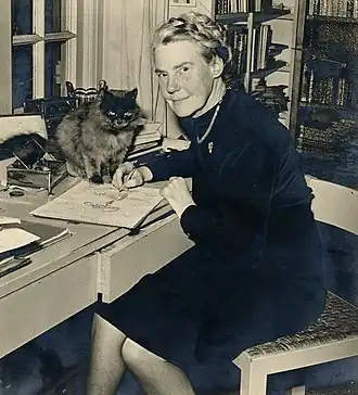 Rie Cramer (1947) Foto: L.H. Hofland
