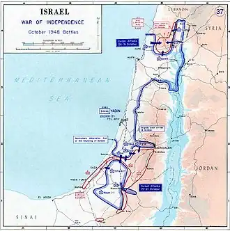 Situatie in oktober 1948