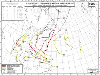 Overzichtskaart van het seizoen