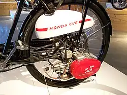 Toen de kookketels op waren kreeg de Cub F een andere tank.