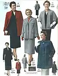 Damesmode, 1954
