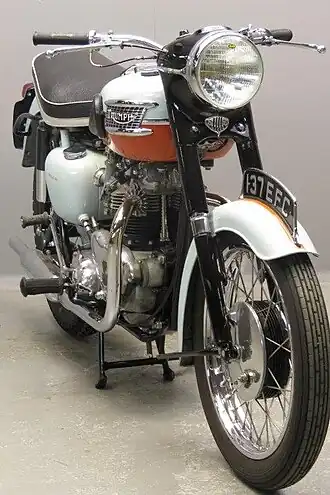 Triumph T120 Bonneville uit 1958