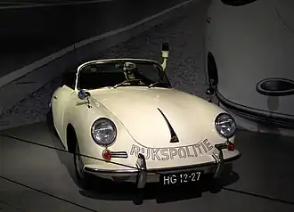 1962 Porsche 356 B 1600 Cabriolet 'Rijkspolitie'