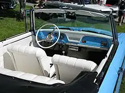 Lark Daytona cabriolet (1962), interieur