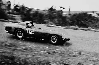 Carlo Abate tijdens de 1000 km van de Nürburgring, 1963