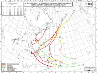 Overzichtskaart van het seizoen