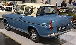 Ford Anglia 105E (1963), achteraanzicht