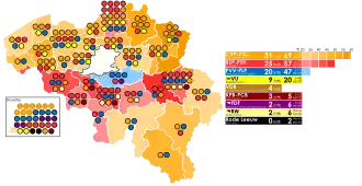 Uitslag per kiesarrondissement (Kamer)