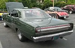 Plymouth Road Runner (1968), achteraanzicht