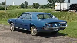 Mercury Comet (1971), achteraanzicht