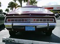 AMC Javelin SST (1972), achteraanzicht