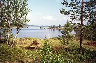 Inarijärvi (meer nabij Inari in 1972)
