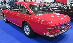 Lancia 2000 HF Coupé, achteraanzicht
