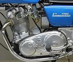 De Combat-motor (hier in een Commando 750 Roadster Mk IV) was een bron van problemen