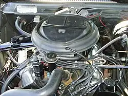 De 6,6-liter V8-motor