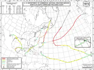 Overzichtskaart van het seizoen
