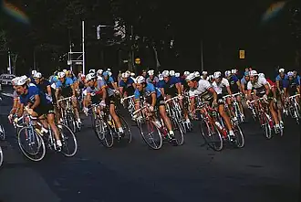 Het peloton in Montreal