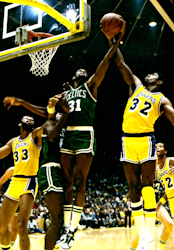 Cedric Maxwell in de NBA finale van 1985