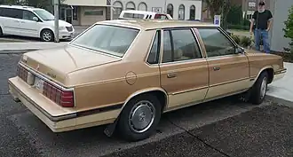 Caravelle (1985), achteraanzicht