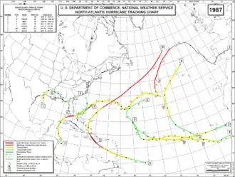 Overzichtskaart van het seizoen