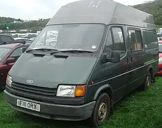Pre-facelift Ford Transit