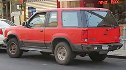 Ford Explorer Sport (driedeurs), achteraanzicht