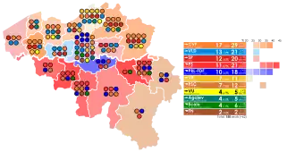 Uitslag per kiesarrondissement (Kamer)